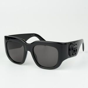 NEW Gucci GG1545S  001 Black Grey Women Square Sunglasses GG 1545S